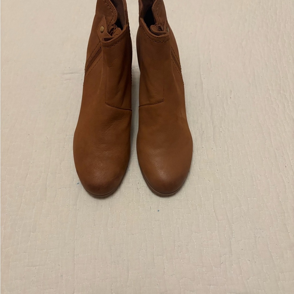 Clarks Brown Ankle Booties